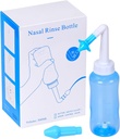 Neti Pot Sinus Runse Bottle Paine Nenän kastelu Pesu Sinus Rinsing Kit Bottle Nose Cleaner for Adult & Kids BPA Free (300ML, sininen)