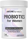 Probiootti naisille, 50 miljardia PMY Naisten probiootit prebiootteja, Plus US-Grown Cranberry, GI tuki, naisten terveys, Triple Protection System, Viivästynyt julkaisu, 60 kapselia