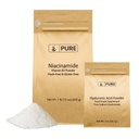 Puhdistusaineet Hyaluronihappo (2 oz) ja niasiiniamidi (1 lb)