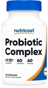 Nutricost Probiotic Complex (> 1 miljardia PMY) 60 kapselia - Gluteeniton, ei-GMO