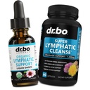 Lymphatic Drainage Lisäravinteet Drops & Pillerit - Organic Lymfatic Support Liquid Drops Cleanse Kapselit Echinacea, Inkivääri, Voikukka, Red Root Supplement Lymph Node Detox Cleanse System Viemäri