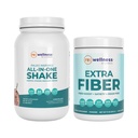 Reignite Wellness JJ Virgin Chocolate Paleo All-in-One Shake and Extra Fiber Powder Supplement