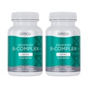 Omax3 2 pullot - Advanced B-vitamiini Complex 50MG Biotiini ... Vahvat & kiiltävät hiukset, ihon kynnet, tuki stressi, immuniteetti, energia aineenvaihdunta, 90 kapselia / pullo
