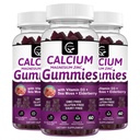 Kalsium Magnesiumsinkki Gummit, joissa on suuri imeytyminen Magnesium Glycinate Kalium - Plant Complex Kalsium Magnesium 2:1 suhde, D3 Sea Moss Bone, lihakset, Immuunit ja unet tuki, Vegan-3 pakkaus