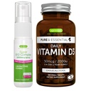 Päivittäinen D3-vitamiini + Super B12-Complex 5000 mcg Kasvissyöjä Bundle, 365 2000iu D3-vitamiinitabletti + suuri vahvuus B12 kirsikka Maku Sublingual Spray, kirjoittanut Igennus