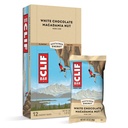 Clif Bars - Energiapatukat - Valkoinen suklaa Macadamia Pähkinämaku - Valmistettu orgaanisella kaura - Kasvisruoka - Kasvisruoka - Kasvisruoka - Kosher (2,4 Ounce Protein Bars, 12 Count) Pakkaus Toukokuu Vary
