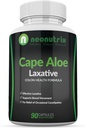 Cape Aloe Natural Laxatives for Ummetus Relief - edistää Terve Bowel Movement- täydentää miesten ja naisten - kasviperäisten Detox - 90 kapselit - Valmistettu Yhdysvalloissa Neonutrix