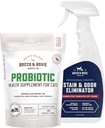 Rocco & Roxie Cat Probiootti Lisäravinteet & Stain & Odor Eliminator Bundle