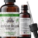 Ginkgo Biloba Tincture Organic Ginkgo Biloba Extract (Ginkgo Biloba) Kuivattu Lehti kasviperäistä täydennysosa 2 oz