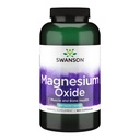 Swanson Magnesium Bone & Muscle Health Support 200 Milligrammaa (2 Caps per 400 mg Serving Magnesiumoksidi) 500 kapselia