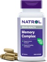 Natrol Memory Complex Ginkgo Biloba 120mg ja B-vitamiinit, ravintolisä aivojen terveyttä ja muistia tukea, 60 tablettia, 30 päivän tarjonta