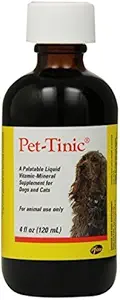 Pfizer Animal Pet- Tinic Vitamiini-Mineral täydennysosa koirille ja kissoille, 4-Ounce by Pfizer Animal