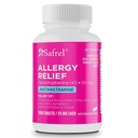 Safrel Allergy Relief Lääkkeet Difenhydramiini HCl Caplets 25 mg (1000 kreivi), Antihistamiini Relieves Aivastelu, Runny Nenä, Heinän kuume, kutiava silmät ja kurkku, kausittainen sisätiloissa ja ulkona Allergia pillereitä