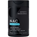 Sports Research N-Acetyl L-Cysteine (NAC) 600mg, 90 Kasviskapselit - Vegan, ei-GMO, gluteeniton.
