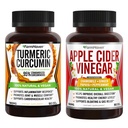 FarmHaven Turmeric Curcumin BioPerine ja Apple Siideri Viinietikka inkivääri