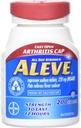 Aleve-tabletit, joissa on Easy Open Artriitti Cap, Naproxen Natrium, 220 mg (NSAID) Pain Reliever/Fever Reducer, 200 (Pakkaus 2)