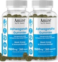 Amire by Dr. Awan Ashwagandha Gummies, Mood, Energy, & Immuuni Booster, 120ct, 60 päivän tarjonta