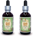 Xian Mao, Curculigo (Curculigo Orchioides) Glyseriitti, Luomukuivattu juurijauhe alkoholiton nesteuute (Brandin nimi: HerbalTerra, Proudly Made in USA) 2x2 fl.oz (2x60 ml)