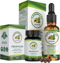 Propolis Health Premium Brazilian Green Propolis Bundle: 1000 mg kapselit, joissa on E-vitamiinia ja Green Propolis -uutetta Liquid - 50 päivää kapseli & 30 päivää nestemäistä Supply for Immune Support