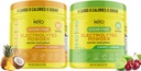 Keto Vitals Pineappale Coconut Bundle Cherry Limeade - 2 pakkaus Bundle Keto Electrolytes Powder - Elektrolyyttejä kaliumin, magnesiumin, natriumin, kalsiumin - pinneapple Coconut & Cherry Limeade