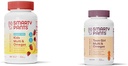 SmartyPants Kids Multivitamiini Gummies, Sokeriton: Omega 3 (ALA) & Teini Girl Multivitamiini Gumies: Omega 3 Kalaöljy (EPA/DHA)
