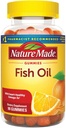 Fish Oil Gummies, 90 Softgels, Heart-Terve Omega 3s 57 mg, Mansikka, sitruuna, & Orange