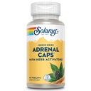 SOLARAY Adrenal Caps, Freeze-Dried - Wellness Tuki Lisäkonsertti Herb Activators Eleuthero, Gotu Kola, Licorice ja Clove - Lab Varmennettu, 60 päivän takuu - 30 Tarjoilua, 60 VegCaps