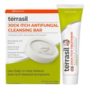 Terrasili Jock Itch Sienilääke Cream Extra Strength + sienilääkesaippua 2- Product Care Kit kliinisesti todistettu Clotrimatsoli tehokas Jock kutina hoito & Relief (.5oz Tube + 75g bar)