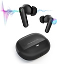 Airbeat 1 ANC-ääni Canceling True Wireless kuulokkeet mikillä, parannettu basso Bluetooth 5.3 Ear-kuuloke korkeatehoinen titaani ohjaimet, 48H-soittoaika, ENC kristalli Clear Call Black