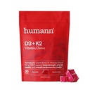 Ihmisen D3-vitamiinin purukumia - korkea teho D 5000iu (125 mcg) Auttaa tukemaan tervettä mielialaa, immuniteettia, hengityselinten terveyttä ja luun terveyttä, sekoitettua Berry Flavor, 30 count