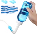 Carllg Neti Pot - Nenän kasteluhuuhtelupullo Sinus huuhtelusuola aikuisille ja lapsille (300 ml pullo 30 suolapakkausta)