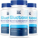 (3 pakkaus) Gluktoosi Advanced Blood Support, Gluktoosi, Gluktoosi - Advanced Blood Support Supplement, Gluktoosi Supplement Tukikapselit - Kaikki luonnolliset Formula, 90 kapselia 3 kuukautta