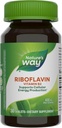 Nature's Way Riboflaviini B2, tukee solujen energian tuotanto*, Vegan, 30 tablettia (paketointi toukokuussa Vary)