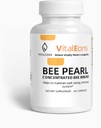 Bee Pollen Supplment - Bee Pollen, Propolis, ja Royal Jelly - Vitaleons Bee Pearl - Jokainen helmi on vitamiineja, mikroelementtejä, polyfenolit ja antioksidantteja (kasvissyöjä, 60 kapselia)