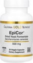 California Gold Nutrition EpiCor®, kuivattu hiiva fermentaatti, 500 mg, 30 kasviskapselia