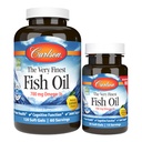 Carlson - Erittäin Finest Fish Oil, 700 mg Omega-3s, Norja, kestävästi Lähde, Lemon, 150 Count
