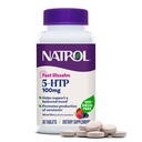 Natroli 5- HTP 100 mg, nopea liuotuslisä, tukee tasapainoista mielialaa, serotoniinin tuotantoa ja yleistä hyvinvointia, 30 sekoitettua karhunvatukkatablettia, jopa 30 päivän ajan
