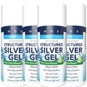 Extra Strength Kolloidinen Hopea geeli 30ppm Aloe Vera - pH Tasapainotettu jäsennelty hopea - Triple Strength rauhoittaa & Relieve - Easy Pump pullo, 3.38Oz (4 pakkaus)