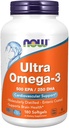Now Foods - Ultra Omega-3 500 EPA/250 DHA - 180 Softgels