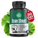 Brain Booster Nootropics - aivojen kilpi Ginkgo Biloba, Alpha GPC ja Bacopa Monnieri, B12-vitamiini, B3 - Tukifokus, muisti ja selkeys, energia & stressin lievitys. (1)