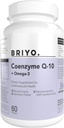 CoenzymeQ10 + Omega 3-150 mg Omega 3 + 100 mg Omegas 3 lykopeenilla ja Seleniumilla sydänterveyteen, soluihin energia, antioksidantti tuki
