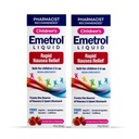 Emetrol Children's Non-Drowsy Liquid Pahoinvointi Relief - Smoach Medicine - Pahoinvointi Relief for Kids - Mixed Berry Flavor - 4fl oz, 2 Pack