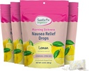 Beatle Pie Organics Raskaus Pahoinvointi Relief Drops, Soothe First Trimester Aamun sairaus, Lemon Flavor, 30 Count, 4 Pack