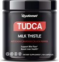 Premium TUDCA maito Thistle, Artisokka, Burdock & Black Pepper 