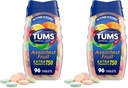 TUMS Extra Strength Antasidit Sydämen närästyksen lievittämiseen ja ruuansulatuksen lievittämiseen, hedelmän maku - 96