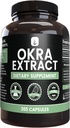 PURE ALKUPERÄISET INGREDIENTIT Okra-uute (365 kapselia) Ei magnesiumia tai riisiä, aina puhdasta, labra varmistettu