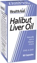 HealthAid Halibut Liver Oil - 90 kapselia