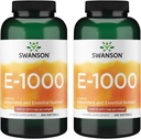 Swanson luonnollinen E 1000 IU (671.10 Milj.) 250 Sgels (2 pakkaus)