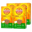 Metamucil Apple Crisp Flavored Fiber ohut ruokavaliokuitu täydentää Psyllium Husk, 9.3 Ounce, pakkaus 4