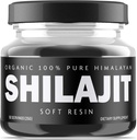 Himalayan Shilajit Hartsi - Organic Shilajit Supplement Lähde: Korkeat Korkeudet - 500mg Pure Natural Hartsi & Fulvic Acid, 85+ Trace Minerals